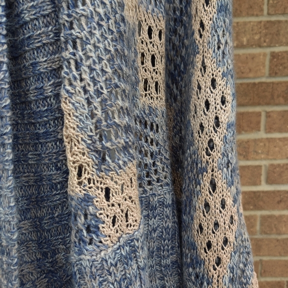 Love Stitch Open Front Cardigan Sz M - Picture 2 of 9